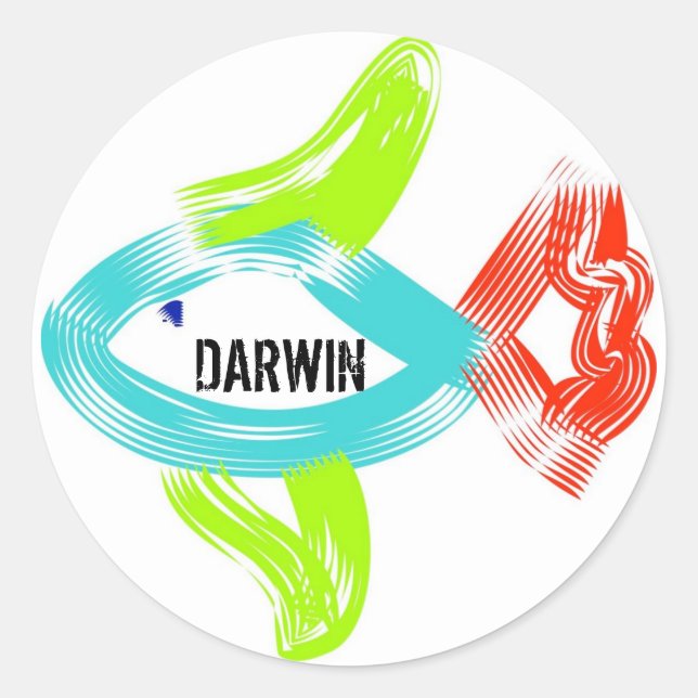 Adesivo Darwin Fish (Frente)