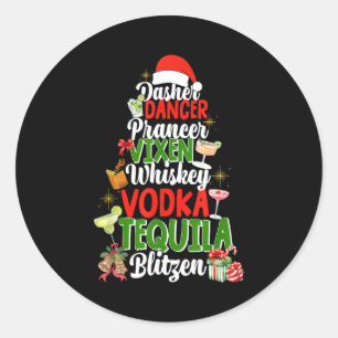 Adesivo Dasher Dancer Prancer Vixen Moscato Vodka Tequila