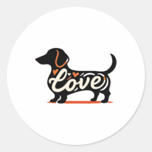 Adesivo Dashounds Paw-sitive Love Sticker