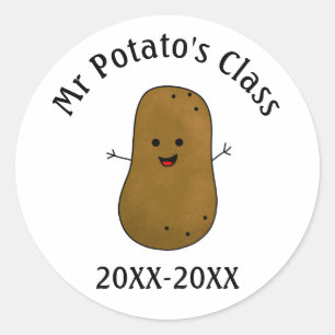 Adesivo Data da Turma de Batata