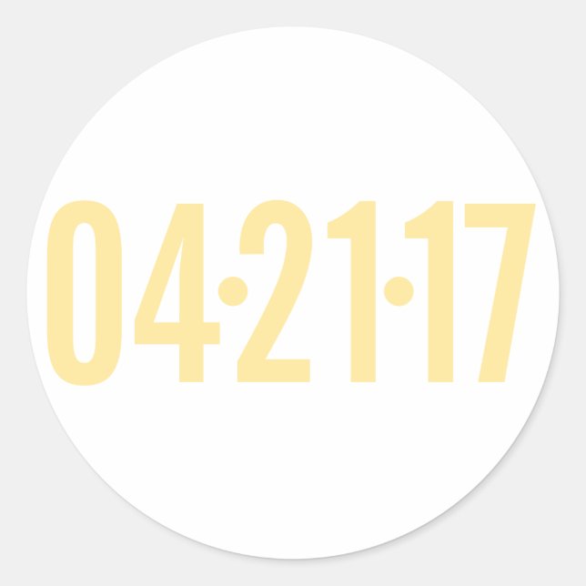 Adesivo Data Envelope Selo (Frente)