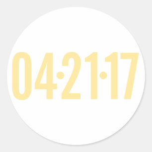 Adesivo Data Envelope Selo