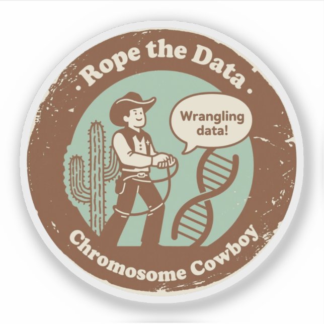 Adesivo Data Wrangler na Edição Genômica do Range (Frente)