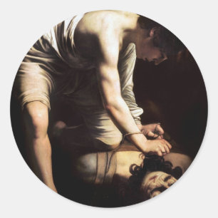 Adesivo David e Goliath por Caravaggio