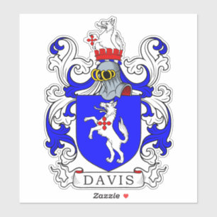 Adesivo Davis Family Crest