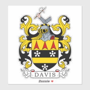 Adesivo Davis Family Crest