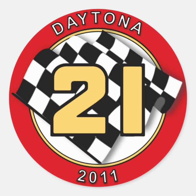 Adesivo DAYTONA 2011 Carro 21 (Frente)