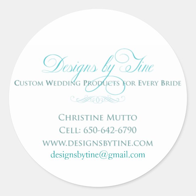 Adesivo DBT_Biz_Card_1, designsbytine@gmail.com (Frente)