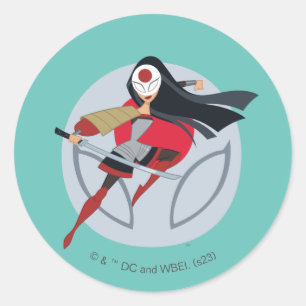 Adesivo DC Super Hero Girls Katana