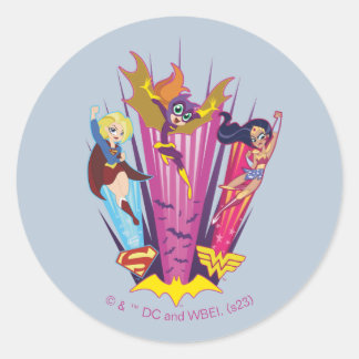 Adesivo DC Super Hero Girls Trio