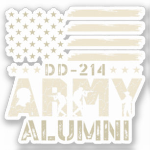 Adesivo DD-214 Exército Alumino Militar dos EUA Bandeira V