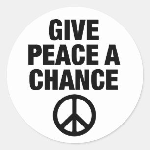 Adesivo Dê a paz uma possibilidade