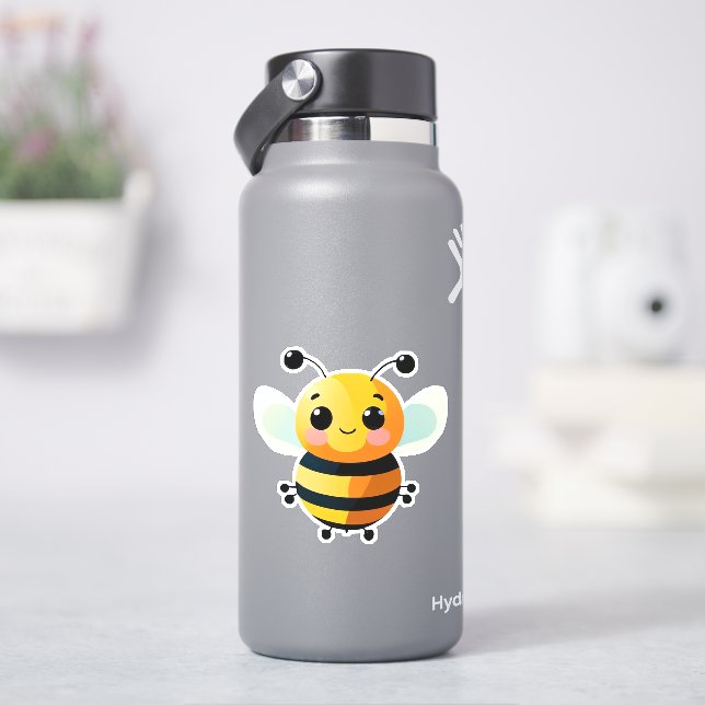 Adesivo de abelha para garrafa de água (HidroFlask)