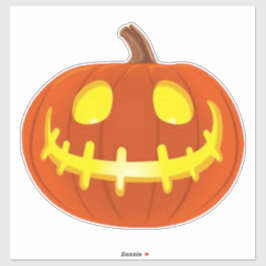ADESIVO DE ABÓBORA DE HALLOWEEN