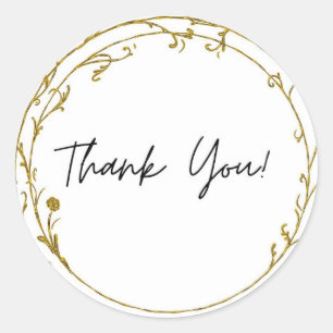 Adesivo de agradecimento
