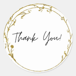 Adesivo de agradecimento