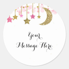 Adesivo de agradecimento brilho brilho Ouro Rosa