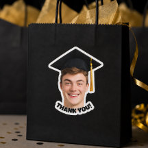 Adesivo de Agradecimento de Formatura com Foto Per