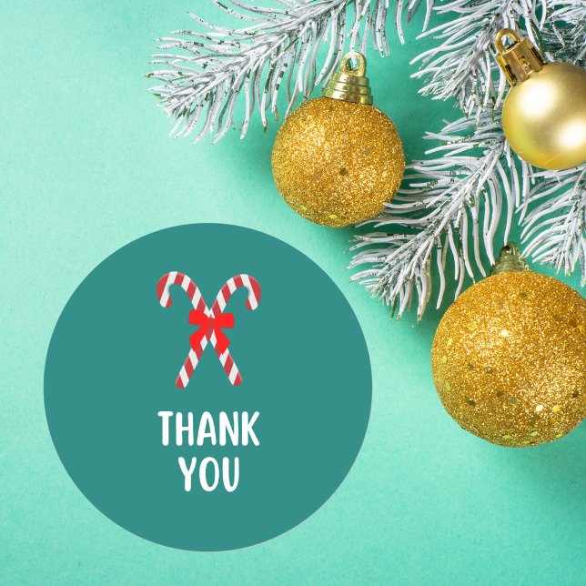 adesivo de agradecimento de Natal (Criador carregado)