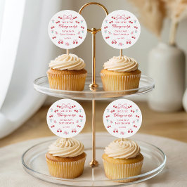 Adesivo de Agradecimento para Chá de Bebê de Flor 