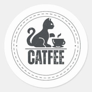 Adesivo de Amante de Gato Minimalista continue p