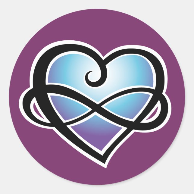 Adesivo de amor infinito (Frente)