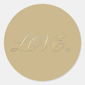 Adesivo de amor minimalista moderno simples