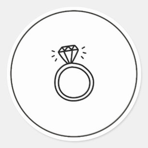 Adesivo de Anel (adicione seus nomes)