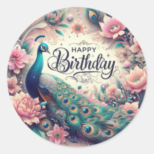 Adesivo de aniversário de design impressionante
