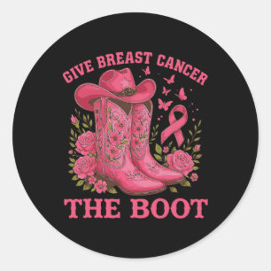 Adesivo Dê Ao Cancer Da Mama O Cancer Da Garota De Boot Aw