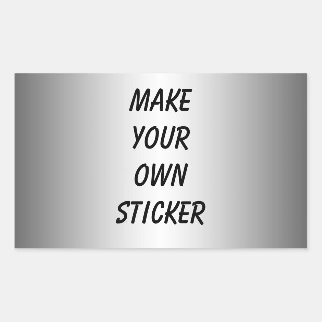 Adesivo de aparência prateada (Frente)