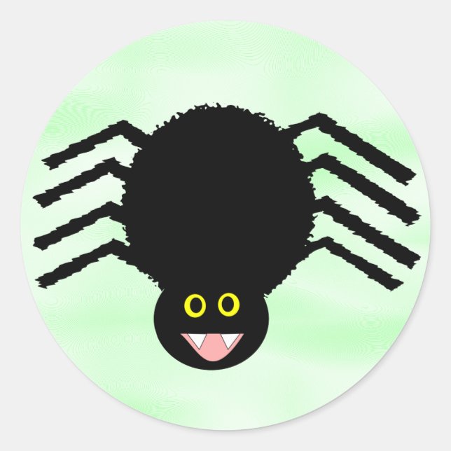 Adesivo de aranha preta (Frente)