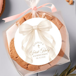 Adesivo de Arco de Pérola da Primeira Comunhão