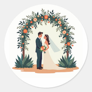 Adesivo de Arco do Amor dos Casais