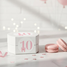 Adesivo de Arco Rosa para Menina de 10 Anos de Ida