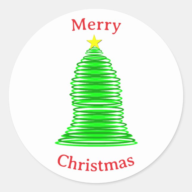 Adesivo de Árvore de Natal (Frente)