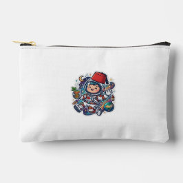 Adesivo de Astronauta Marroquino Fofo Kawaii de Ch
