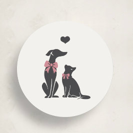 Adesivo de Babá de Animais de Estimação Clássico E