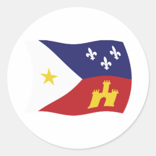 Adesivo de Bandeira da Acadiana