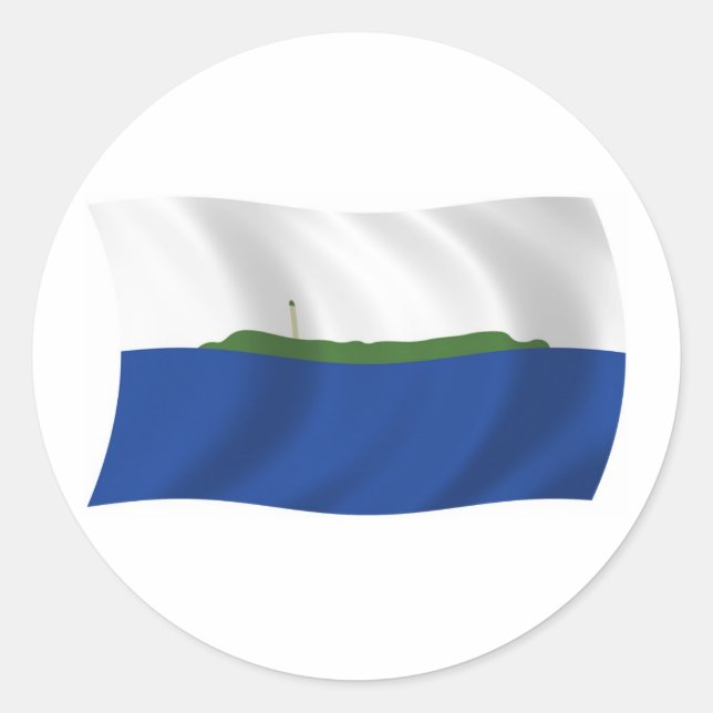 Adesivo de bandeira da Ilha de Navassa (Frente)