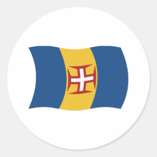 Adesivo de Bandeira da Madeira