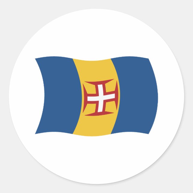 Adesivo de Bandeira da Madeira (Frente)