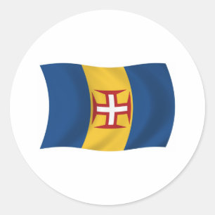 Adesivo de Bandeira da Madeira