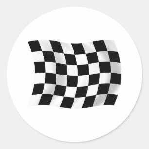 Adesivo de Bandeira de Corrida Xadrez