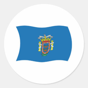 Adesivo de Bandeira de Melilla