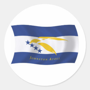 Adesivo de Bandeira do Atol Johnston