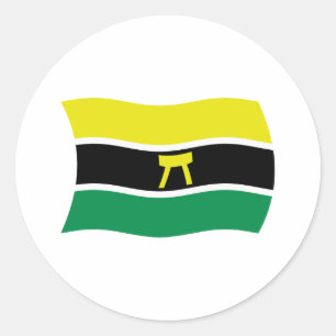 Adesivo de bandeira do povo Ashanti