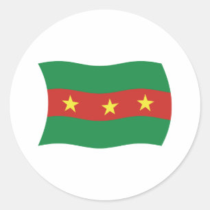 Adesivo de Bandeira do Povo Ewe