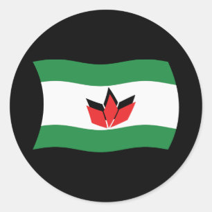 Adesivo de bandeira do povo húngaro