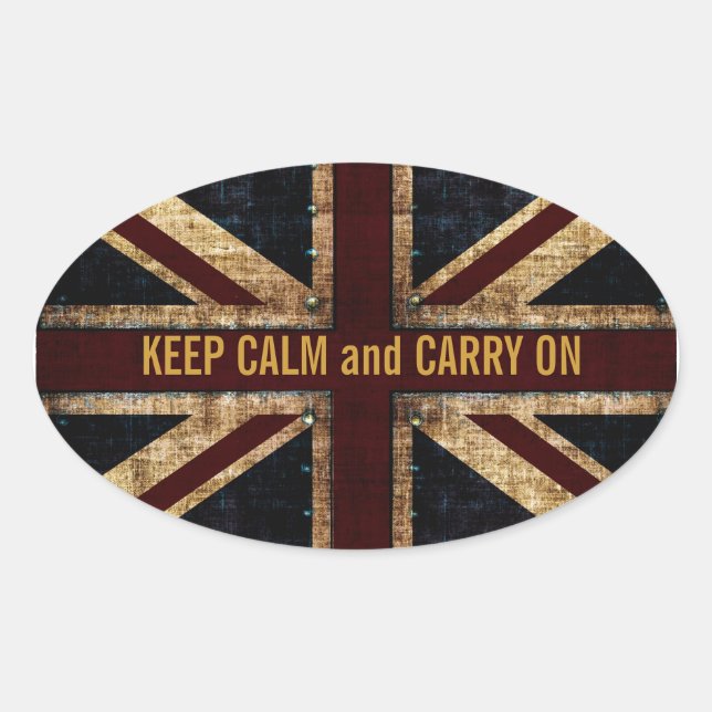 adesivo de bandeira do Reino Unido (Frente)